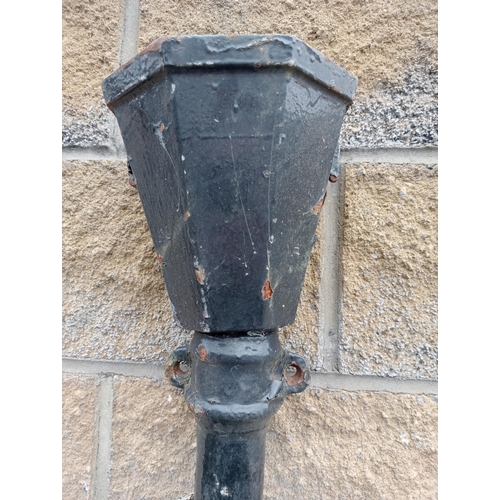 863 - Cast iron hopper {H 34cm x W 22cm x D 18cm }. (NOT AVAILABLE TO VIEW IN PERSON)