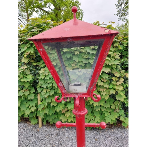 910 - Pair of 1950s cast aluminium wall lamps {153 cm H x 41 cm W x 41 cm D}.