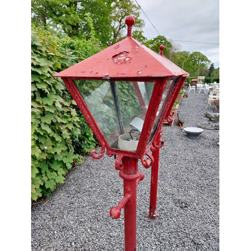 910 - Pair of 1950s cast aluminium wall lamps {153 cm H x 41 cm W x 41 cm D}.