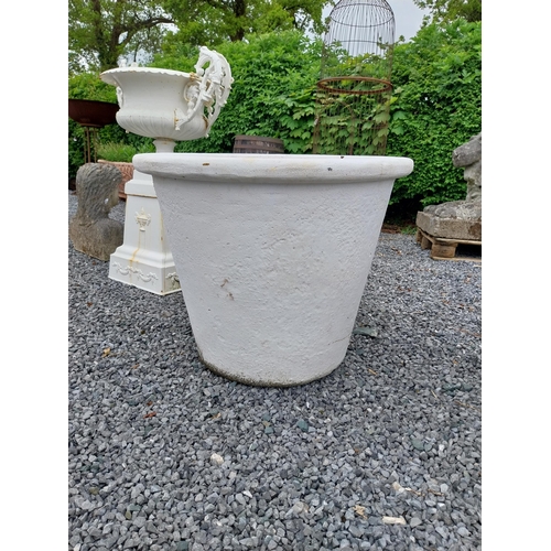 958 - Contemporary composition planter {64 cm H x 79 cm Dia.}.