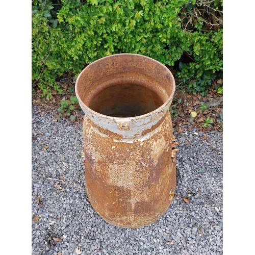 972 - Metal creamery can {83 cm H x 55 cm Dia.}.