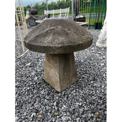 577 - Pair of good quality hand cut limestone saddle stones