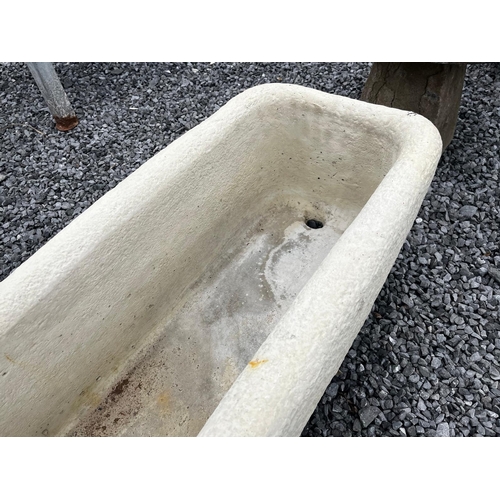 590 - Good quality sandstone trough {30cm H x 98cm W x 40cm D}