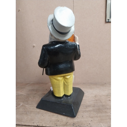 1092 - William Younger Ruberoid advertising figure. {22 cm H x 12 cm W x 10 cm D}.