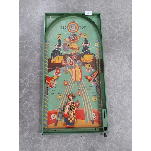 1103 - 1960's Big Top wooden game. {61 cm H x 21 cm W}.