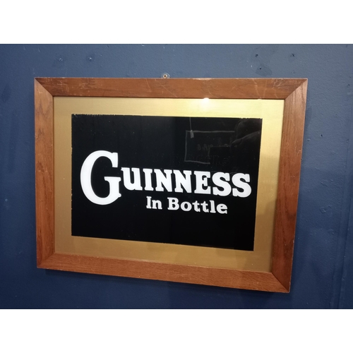 1110A - Guinness in Bottle framed advertising print {H 43 cm x W 56cm }. - NOT AVAILABLE TO VIEW IN PERSON