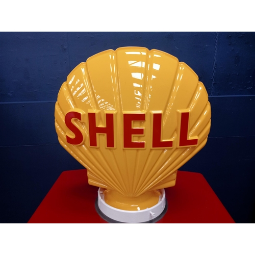 1120A - Shell pump advertising globe {H 44cm x W 44cm x D 18cm}. - NOT AVAILABLE TO VIEW IN PERSON