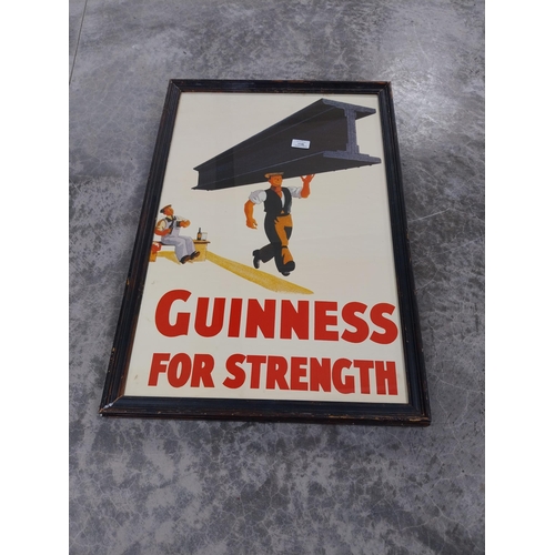 1146 - Guinness for Strength advertising print. {77 cm H x 53 cm W}.