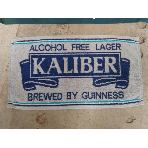 115 - Collection of advertising beer towels - Tuborg Triple Crown and Kaliber.