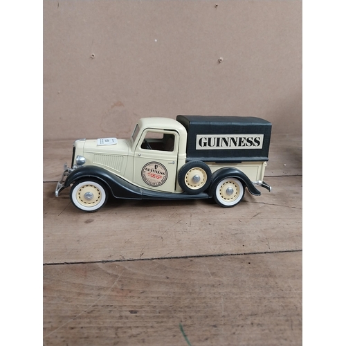 1159 - Rare Cream Ford V8 Guinness delivery van by Solido {8 cm H x 23 cm W x 9 cm D}. PART OF THE DAVID HU... 