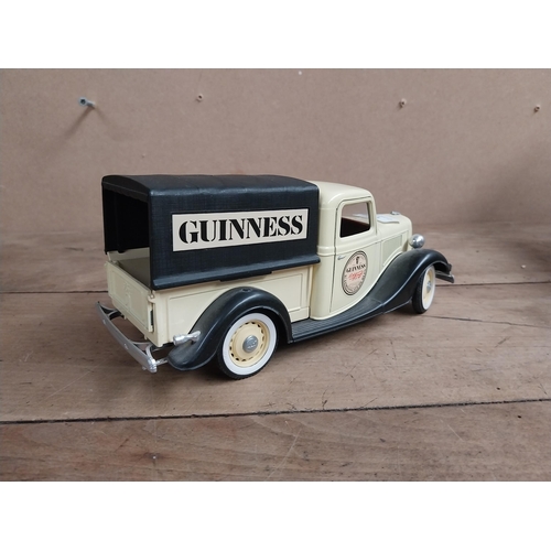 1159 - Rare Cream Ford V8 Guinness delivery van by Solido {8 cm H x 23 cm W x 9 cm D}. PART OF THE DAVID HU... 