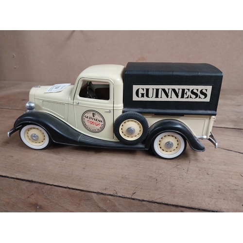 1159 - Rare Cream Ford V8 Guinness delivery van by Solido {8 cm H x 23 cm W x 9 cm D}. PART OF THE DAVID HU... 