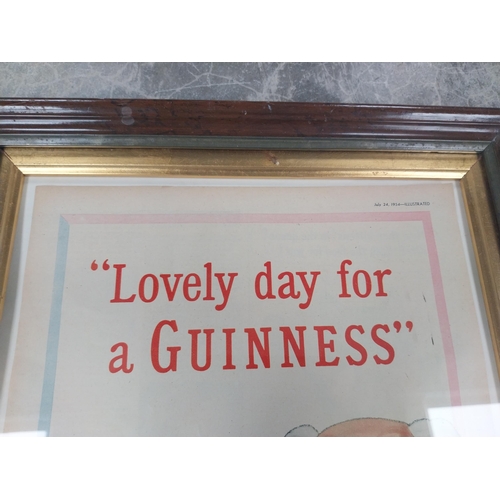 1237 - Lovely Day for A Guinness Koala framed original advertising print. {45 cm H x 34 cm W}.