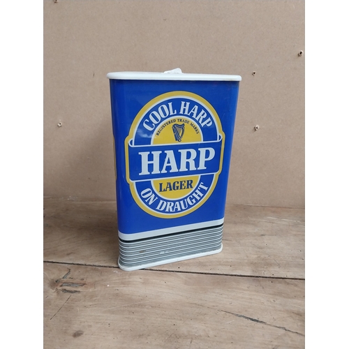 1269 - Harp Lager counter font. {23 cm H x 16 cm  W x 13 cm D}.