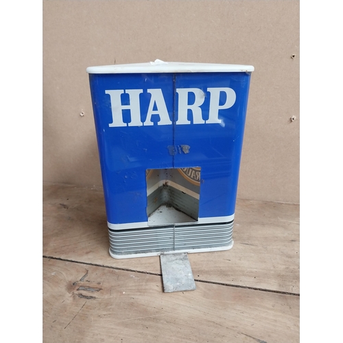 1269 - Harp Lager counter font. {23 cm H x 16 cm  W x 13 cm D}.