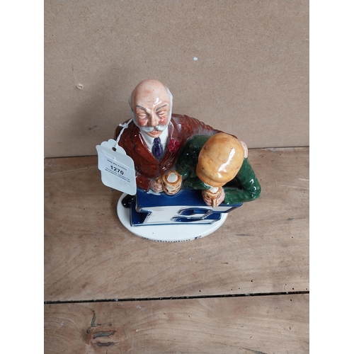 1270 - Worthington's Ale E ceramic Beswick advertising figural group. {24 cm H x 15 cm W x 5 cm D}.