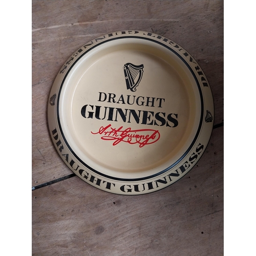 1271 - Collection of five Guinness ashtrays - Have a Guinness tonight, Bottle of Guinness. Guinness Support... 