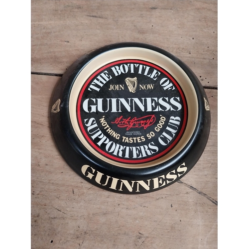 1271 - Collection of five Guinness ashtrays - Have a Guinness tonight, Bottle of Guinness. Guinness Support... 