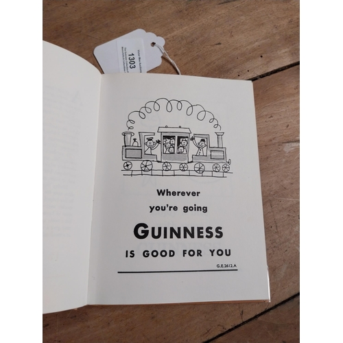 1303 - Rare booklet - A Little Judicious Levity by Stanley Penn, humorous Guinness adverts. {17 cm H x 12 c... 