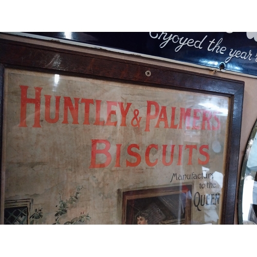 1354 - Huntley & Palmer Biscuits framed advertising showcard. {64 cm H x 47 cm W}.