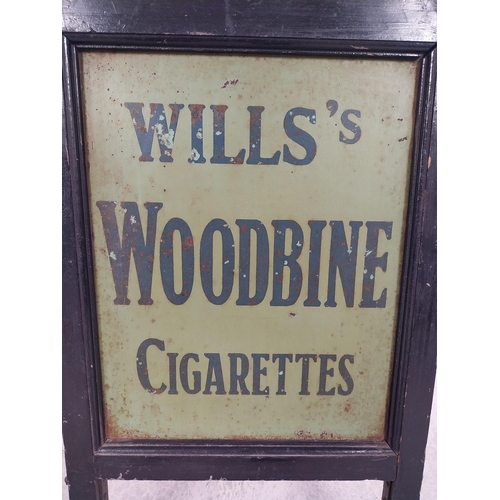 1378 - Wooden sandwich advertising board For Happy Smoking Wills's Gold Flake/Wills's Woodbine {78 cm H x 5... 