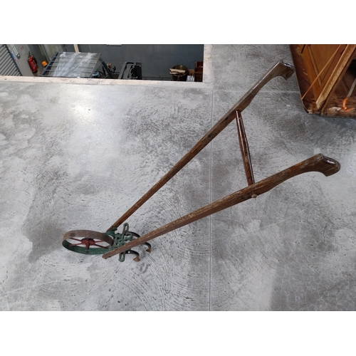 1414 - 19th C. metal Grubber. {140 cm H x 50 cm W}