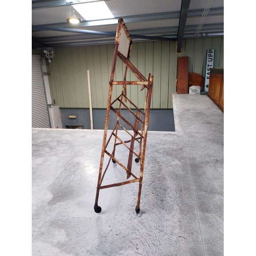 1416 - 1960's Metal Jacob's biscuit stand in need of restoration. {130 cm H x 65 cm W x 50 cm W}.