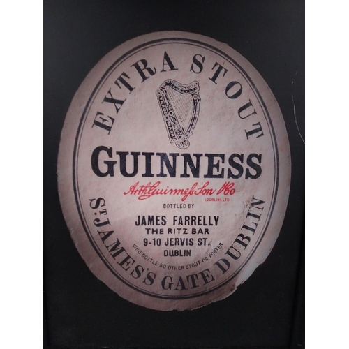 144 - Framed Guinness advertising print. {31 cm H x 23 cm W}.