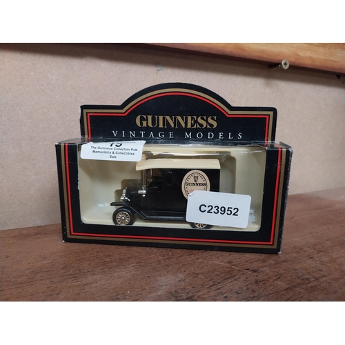 15 - Two boxed Guinness models of Guinness Truck and Horse and Cart. {10 cm H x 14 cm W x 4 cm D}