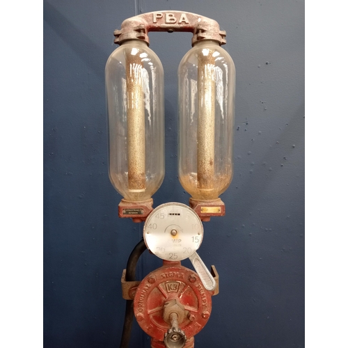 171 - Avignon Esso advertising fuel pump  {H 204cm x W 32cm x D 58cm}. - NOT AVAILABLE TO VIEW IN PERSON