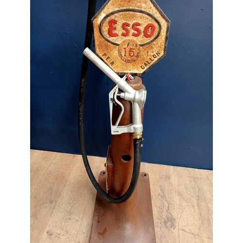 171 - Avignon Esso advertising fuel pump  {H 204cm x W 32cm x D 58cm}. - NOT AVAILABLE TO VIEW IN PERSON