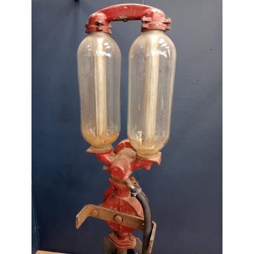 171 - Avignon Esso advertising fuel pump  {H 204cm x W 32cm x D 58cm}. - NOT AVAILABLE TO VIEW IN PERSON