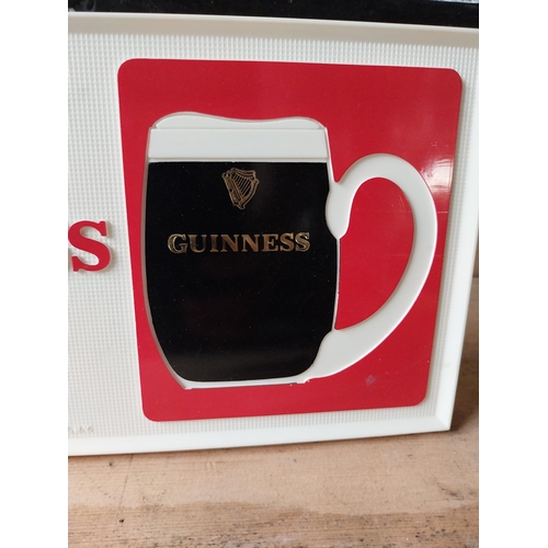 261 - Guinness is Good for You Perspex shelf sign. {15 cm H x 28 cm W}. PART OF THE DAVID HUGHES COLLECTIO... 