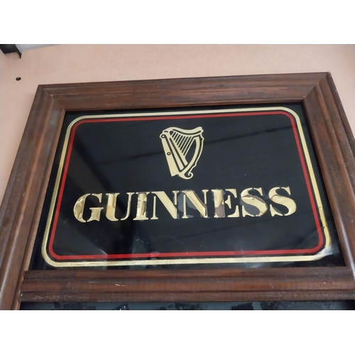 275 - Guinness menu board. {81 cm H x 44 cm W}.