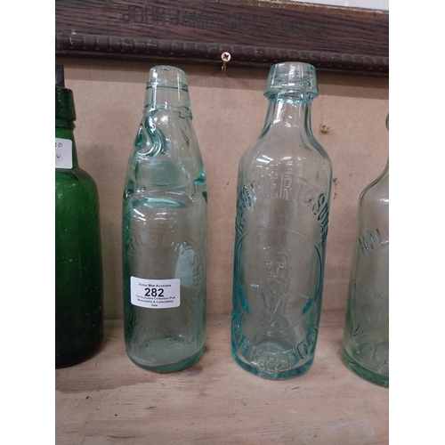 282 - Collection of six 19th C and 20th C. Codd bottles - R Stothert and Sons Ltd, T W S White Ltd etc. {2... 