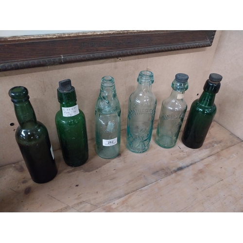 282 - Collection of six 19th C and 20th C. Codd bottles - R Stothert and Sons Ltd, T W S White Ltd etc. {2... 