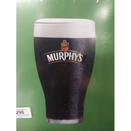 298 - Framed Murphy's Stout St Patrick's Day Celebration advertising print. {31 cm H x 23 cm W}.