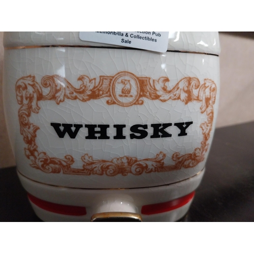 303 - Wade ceramic whiskey dispenser. {15 cm H x 13 cm W x 11 cm D}.