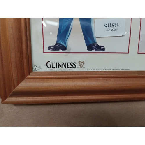 33 - Framed My Goodness My Guinness advertising print. {83 cm H x 58 cm W}.