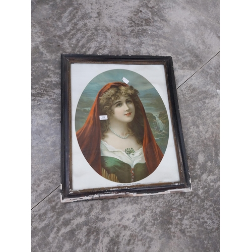 330 - Framed original Norah The Pride of Kildare advertising print. {72 cm H x 59 cm W}.