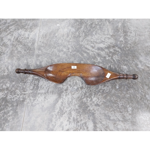 428 - 19th C. wooden yoke. {17 cm H x 88 cm W}.