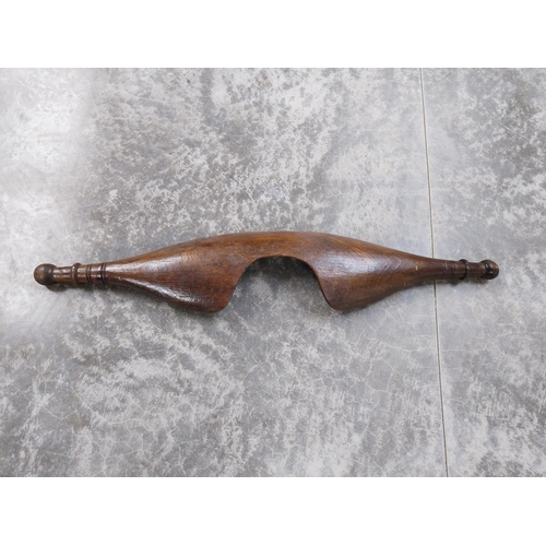 428 - 19th C. wooden yoke. {17 cm H x 88 cm W}.