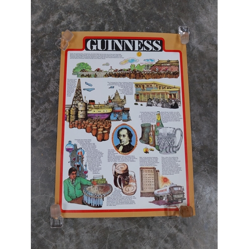 435 - Four 1980's Guinness advertising posters- Tackle a Bottle of Guinness Extra, Guinness, Centres for t... 