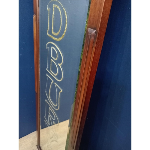 496 - Cadburys advertising mirror {H 175cm x W 50cm }. - NOT AVAILABLE TO VIEW IN PERSON