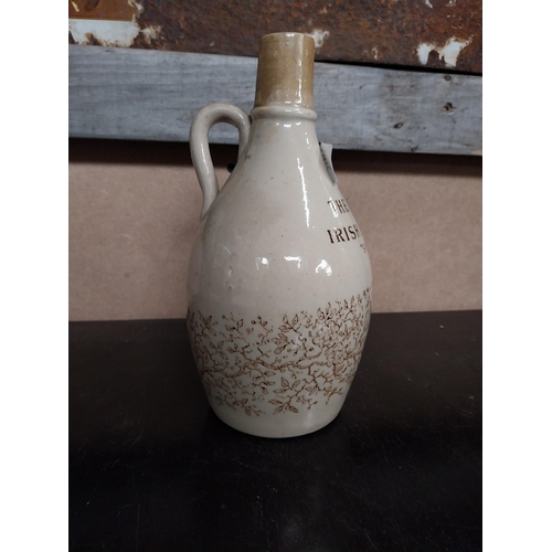 582 - Shamrock Cream Irish Whiskey stoneware flagon. {32cm H x 11 cm Dia.}.