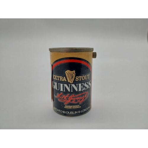 617A - Two Guinness advertising clocks {23 cm H x 9 cm W to 8 cm H x  4 cm D}. PART OF THE DAVID HUGHES COL... 