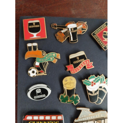 638 - Assortment of Guinness lapel pin badges. PART OF THE DAVID HUGHES COLLECTION.