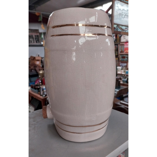 648 - Ceramic Sherry dispenser. {30 cm H x 26 cm W}.