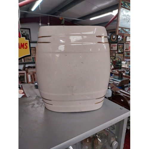 648 - Ceramic Sherry dispenser. {30 cm H x 26 cm W}.