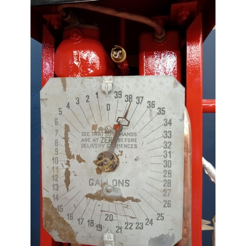 656 - Shell advertising pump  {H 240cm x W 55cm x D 40cm}. - NOT AVAILABLE TO VIEW IN PERSON